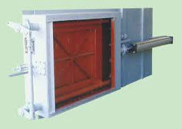 Tipo de acero puerta de regulación de FTJM del bafle para el flujo medio de regulación del tubo de la caldera