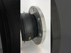 Compensador corrugado de conexión de brida de acero inoxidable con unión flexible EPDM