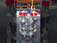 de acero inoxidable para el desmontaje de doble brida