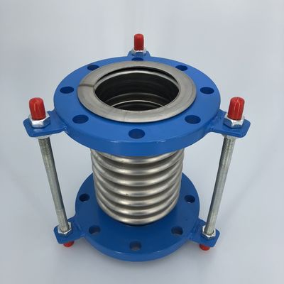 Conexiones de extremo soldadas con juntas de expansión de boquilla para reducir el ruido y flange DIN