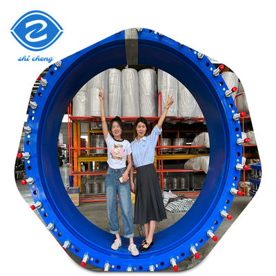 Desmontaje de bridas de unión telescópica para tuberías Hdpe ISO de perforación de doble brida Accesorios de válvulas de hierro fundido
