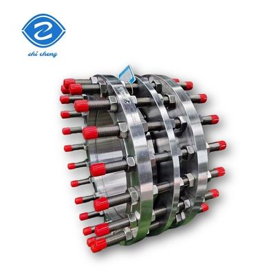 Junto de desmontaje de acero inoxidable con compensador de tubería de válvula de mariposa de doble brida