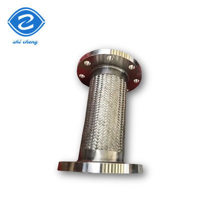 SS304 Junta de brida de acero inoxidable corrugado manguera de metal para el tanque de aire acondicionado de vapor DN32 DN3000mm