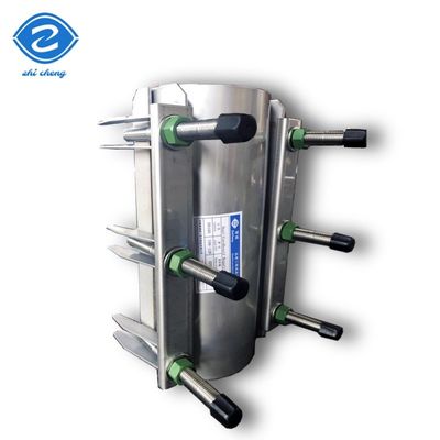 Clamparas de tuberías de acero inoxidable Estructura de placa Rendimiento de sellado de alta eficiencia Clampada doble para reparación de tuberías Clampada para reparación rápida y bloqueo de fugas de tuberías de acero Tubos de hierro fundido Tubos