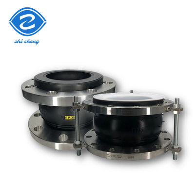 Junto de expansión de caucho reforzado de tela para conexiones de bomba ANSI 150LB Junto de expansión de caucho resistente al calor para tuberías de vapor Junto de expansión de caucho resistente al aceite tuberías químicas