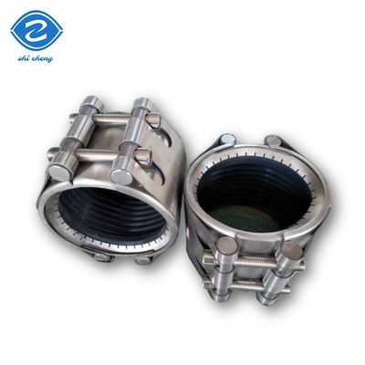 304 Anillo de engranaje de acero inoxidable EPDM Conector de tubería sellado Conectores de tubería de anillo de engranaje de instalación rápida No requieren soldadura Anillo de engranaje de alta presión Tipo de tubería Dispositivo de sellado de fugas para la reparación de presión