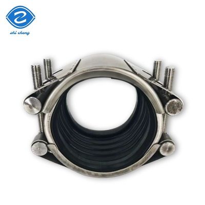 Conector de tubería de sellado adaptativo de reparación no soldada con compensación hidráulica radial de doble cierre, funcionamiento a presión ≤4.0MPa, kit de reparación rápida de tuberías