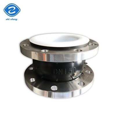 Desarrollado para bajo mantenimiento y absorción de movimiento en la válvula de la bomba Pipin, entrada y salida, acoplamiento flexible de PTFE revestido de acero inoxidable 304
