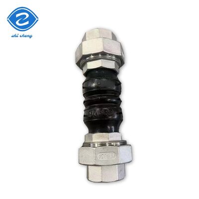 Conector flexible de expansión conjunta de caucho con acero inoxidable 304 y caucho EPDM para tuberías DN15 DN200